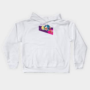 Sonic In Wpap Art Style Kids Hoodie